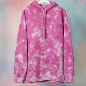 Taylor Swift To My Lover Pink Tie Dye Hoodie Sweatshirt Size S
